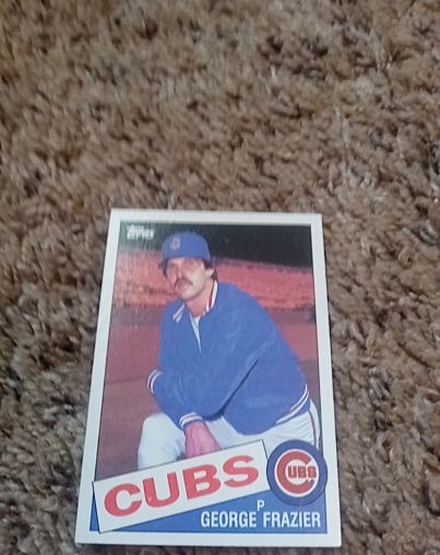 1985 Topps #19 George Frazier — front