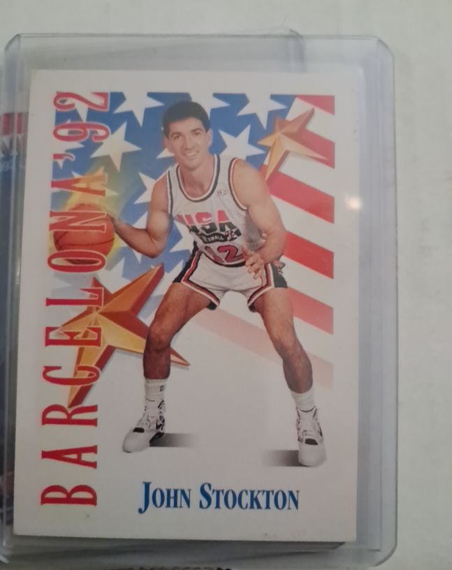 1991-92 SkyBox #539 John Stockton — front