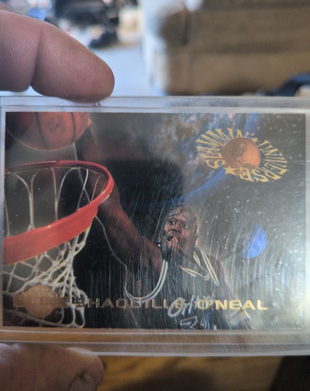 1994-95 Skybox Premium Slammin' Universe #SU19 Shaquille O'Neal — front