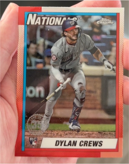 2025 Topps Chrome #90CB-16 Dylan Crews — front