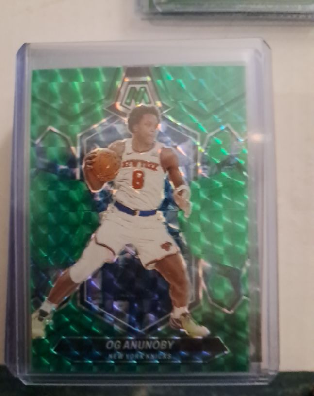 2023-24 Panini Mosaic Mosaic Green #40 OG Anunoby — front