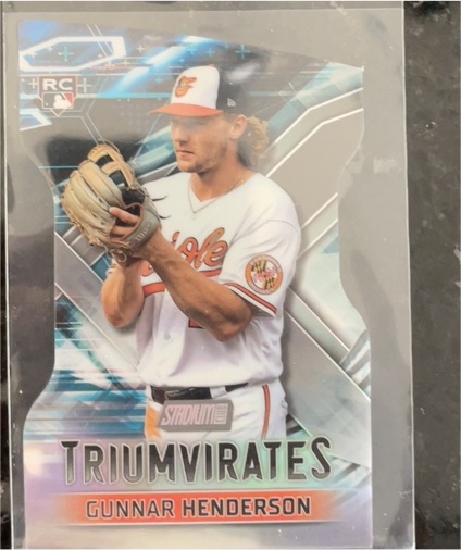 2023 Topps Stadium Club Triumvirates #T-3 Gunnar Henderson — front