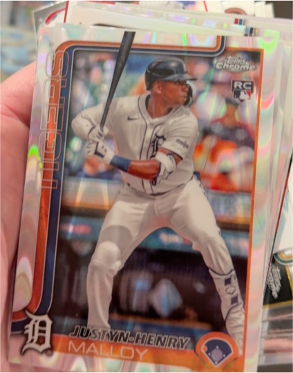 2025 Topps Chrome #224 Justyn-Henry Malloy — front