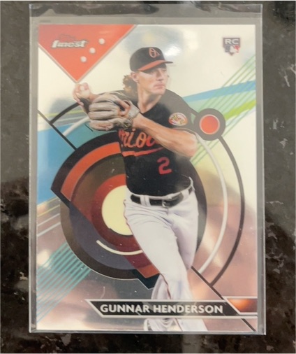 2023 Topps Finest #100 Gunnar Henderson — front