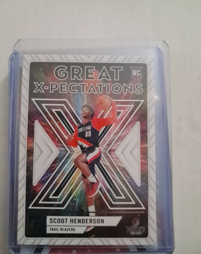 2023-24 Panini Donruss Great X-Pectations #8 Scoot Henderson — front