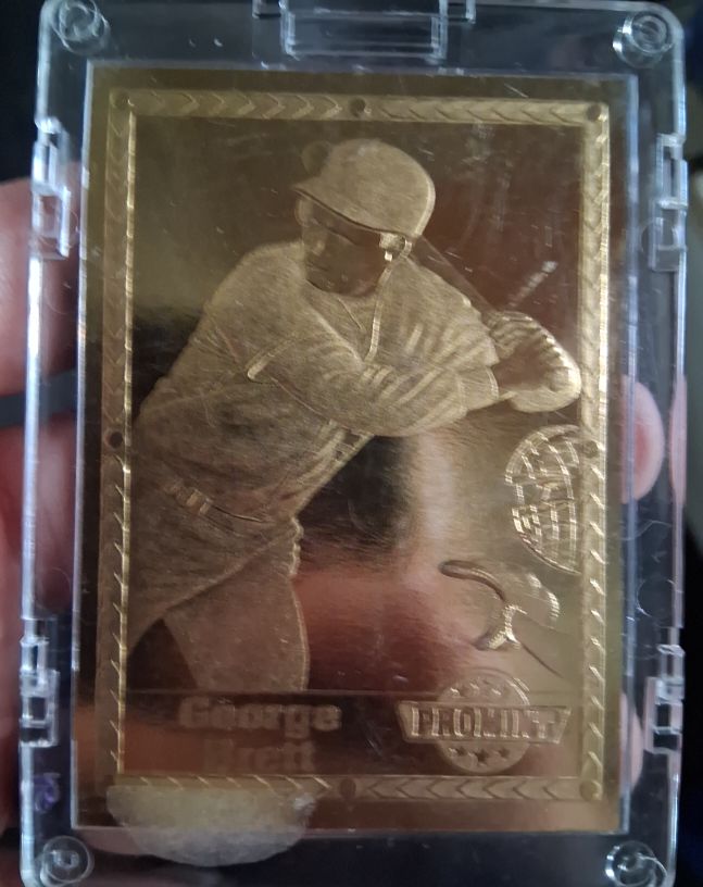1993 Pro Mint 22K Gold George Brett — front