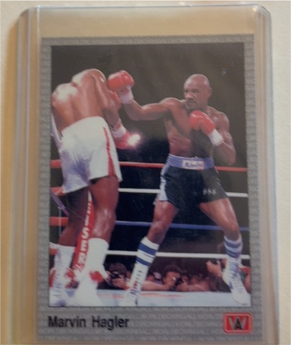 1991 AW Sports #21 Marvin Hagler — front