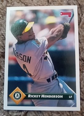 1993 Donruss #315 Rickey Henderson Oakland Athletics — front