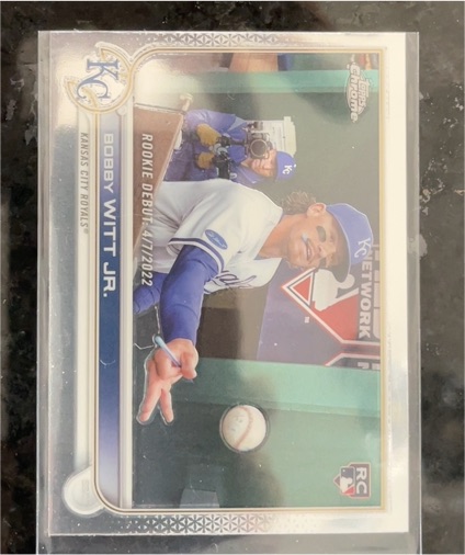 2022 Topps Update #US187 Bobby Witt Jr. — front
