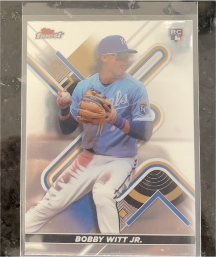 2022 Topps Finest #62 Bobby Witt Jr. — front