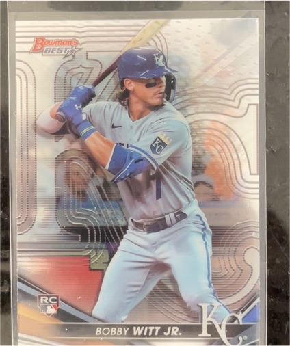 2022 Bowman's Best #13 Bobby Witt Jr. — front