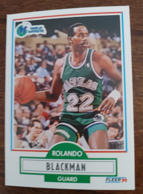 1990-91 Fleer #38 Rolando Blackman — front