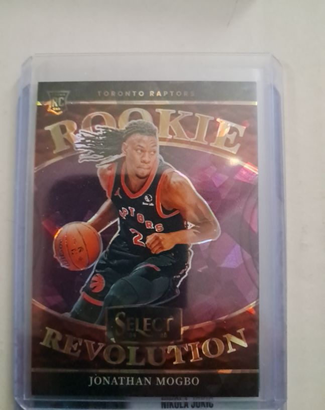 2024-25 Panini Select #12 Jonathan Mogbo Rookie Revolution Silver Prizm — front