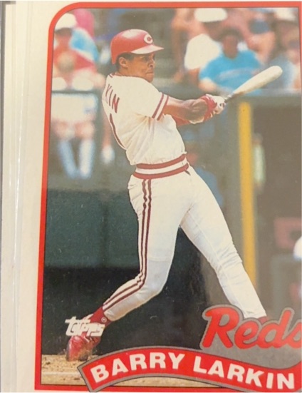 1989 Topps #515 Barry Larkin Cincinnati Reds — front