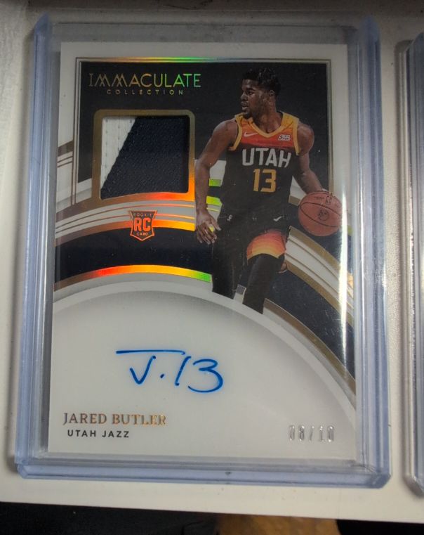 2021 Panini Immaculate Collection #08/10 Jared Butler Rookie Patch Auto — front