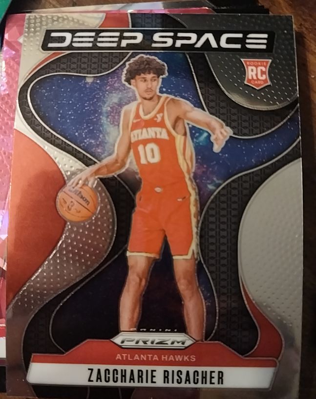 2024-25 Panini Prizm Deep Space #8 Zaccharie Risacher — front