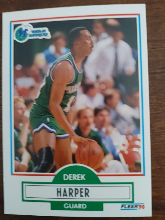 1990-91 Fleer #42 Derek Harper — front
