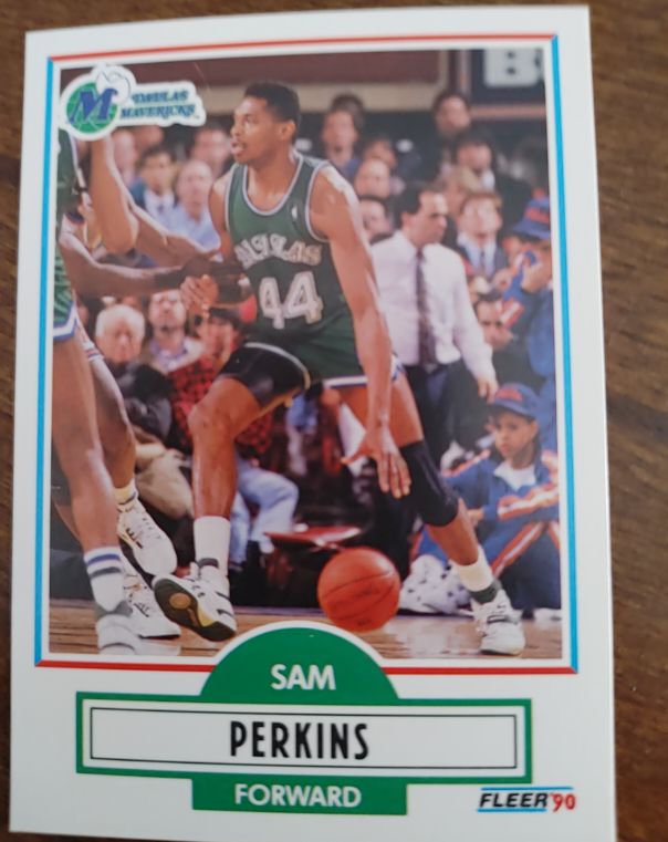 1990-91 Fleer #43 Sam Perkins — front