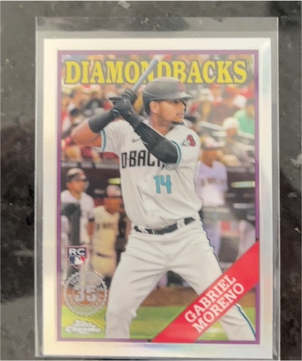 2023 Topps Chrome #88BC-11 Gabriel Moreno — front