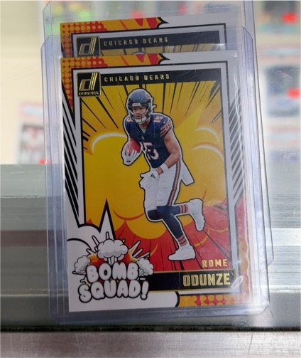 2024 Panini Donruss #3 Rome Odunze Bomb Squad Rookie Card — front