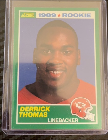 1989 Score #258 Derrick Thomas — front