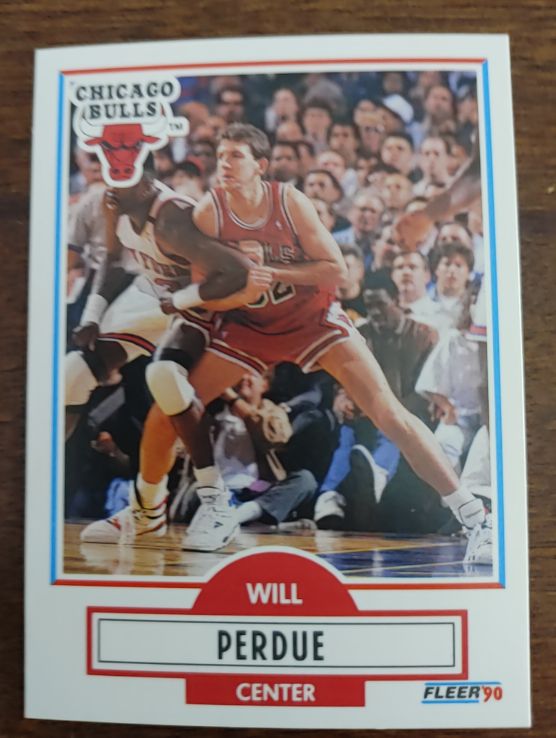 1990-91 Fleer #29 Will Perdue — front