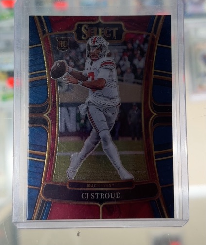2023 Panini Select Draft Picks Concourse Blue #2 CJ Stroud — front