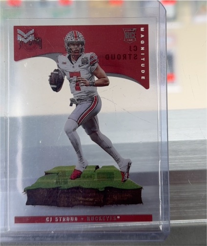 2023 Panini Chronicles Draft Picks Magnitude #2 CJ Stroud Rookie Card — front