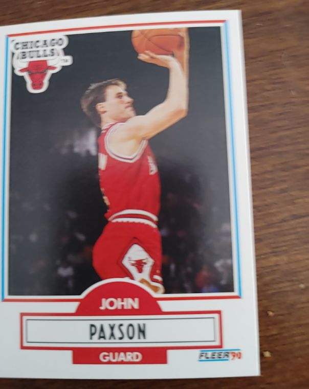 1990-91 Fleer #28 John Paxson — front