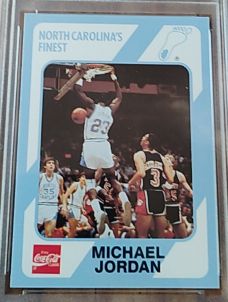 1989 Collegiate Collection North Carolina's Finest #15 Michael Jordan — front