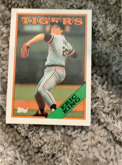 1988 Topps #499 Eric King — front