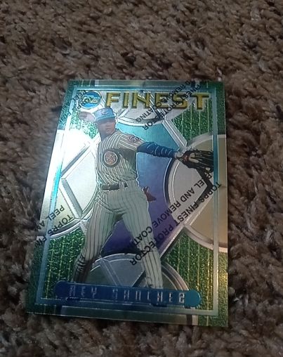 1995 Topps Finest #244 Alex Sanchez — front