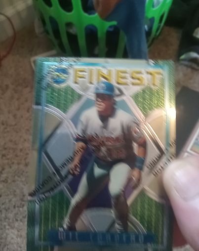 1995 Topps Finest #40 Wil Cordero — front