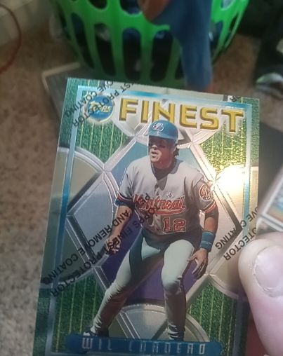 1995 Topps Finest #112 Wil Cordero — front