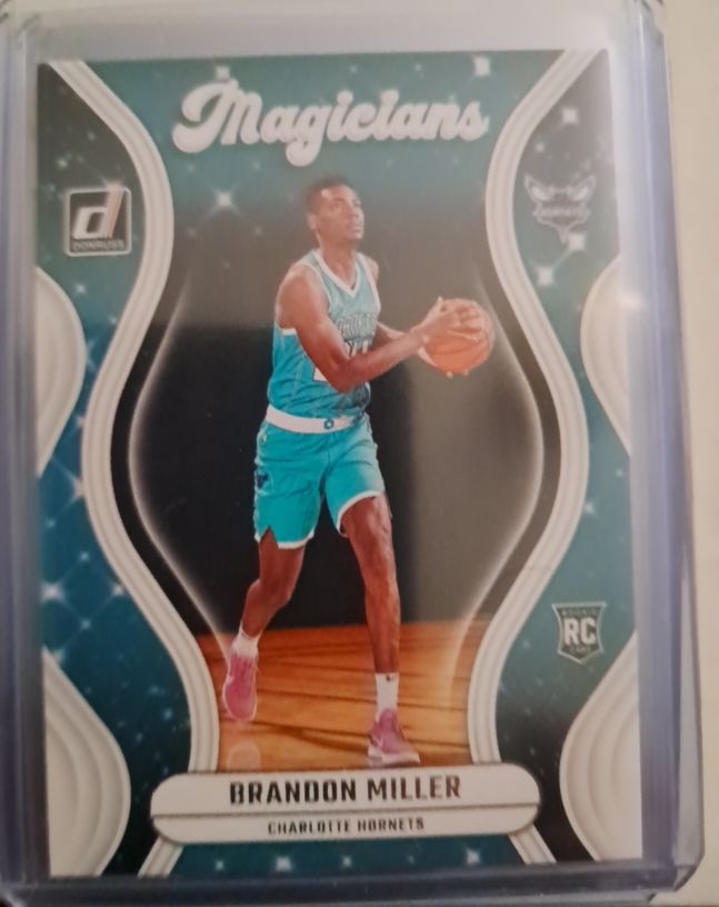 2023-24 Panini Donruss #5 Brandon Miller Magicians Rookie Card — front