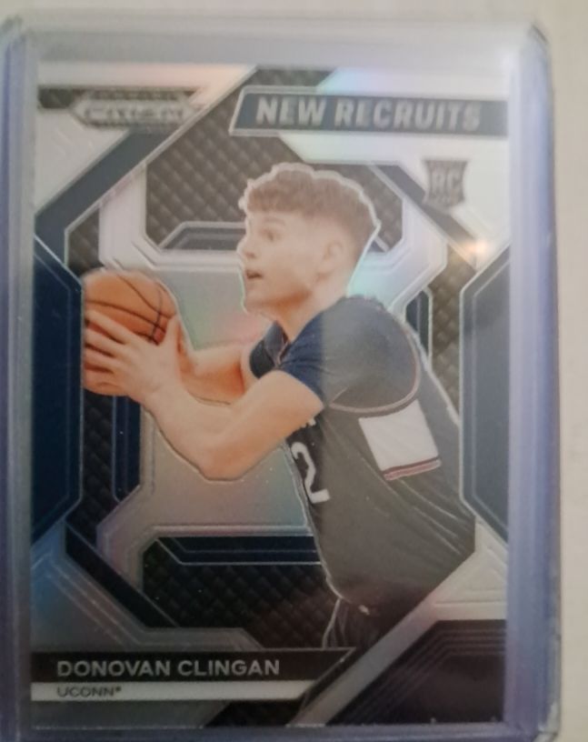 2024 Panini Prizm Draft Picks New Recruits #15 Donovan Clingan — front