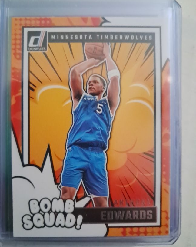 2024-25 Donruss #13 Anthony Edwards Bomb Squad — front