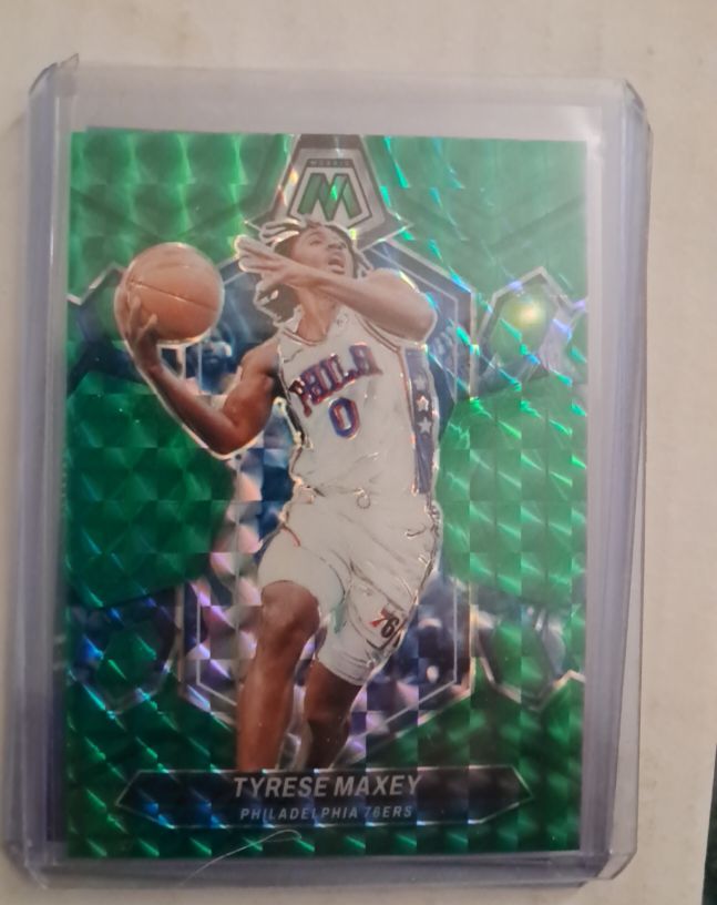 2023-24 Panini Mosaic #79 Tyrese Maxey — front