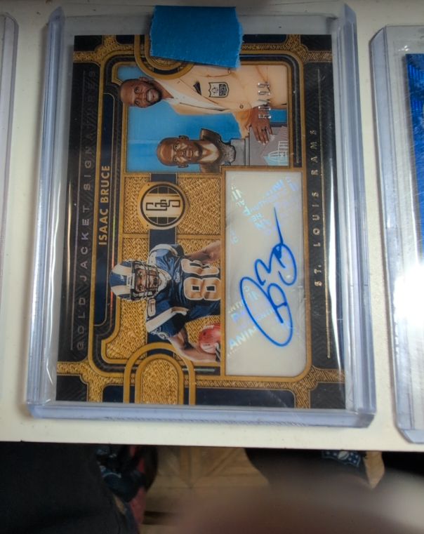 2024 Panini Gold Standard Gold Jacket Signatures #GJS-IB Isaac Bruce /99 — front
