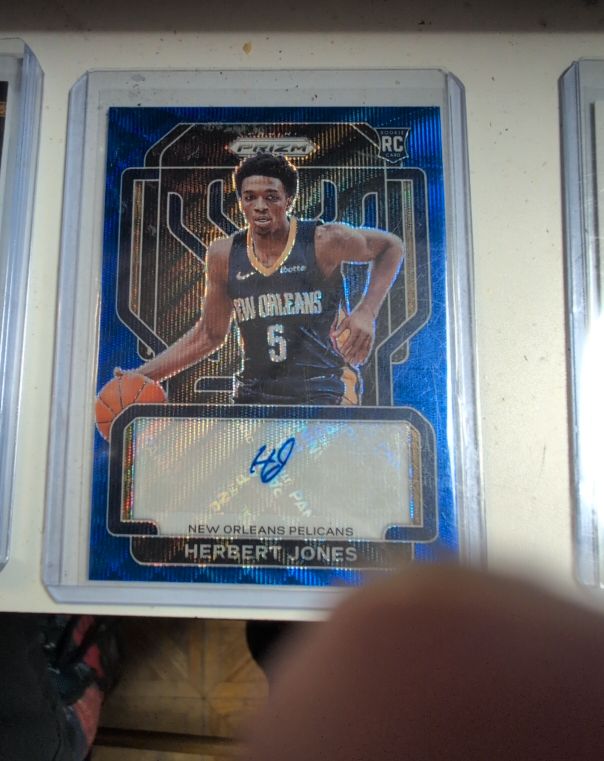 2020-21 Panini Prizm Rookie Penmanship #RP-HJ Herbert Jones — front