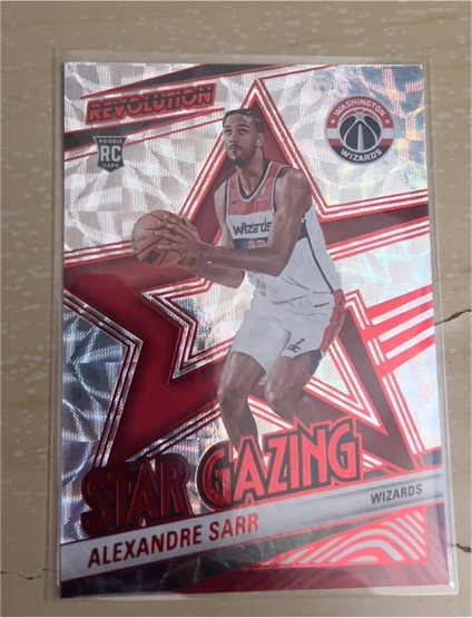 2024-25 Panini Revolution #19 Alexandre Sarr Star Gazing RC — front