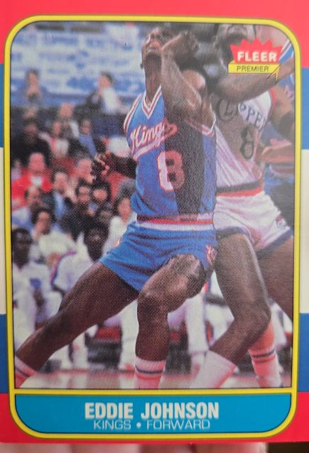 1986-87 Fleer #51 Eddie Johnson — front
