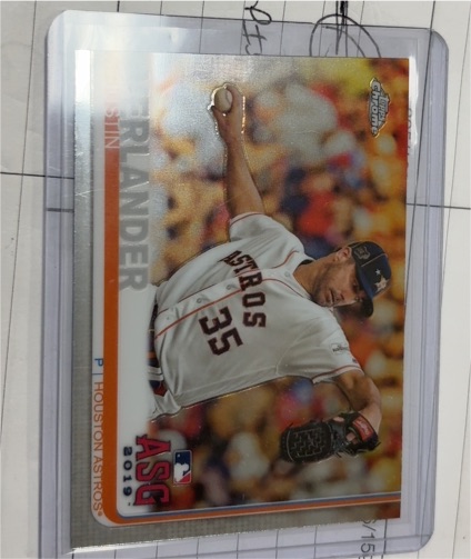 2019 Topps Chrome #85 Justin Verlander — front
