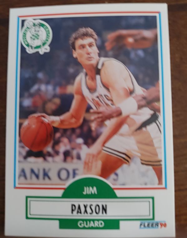 1990-91 Fleer #14 Jim Paxson — front