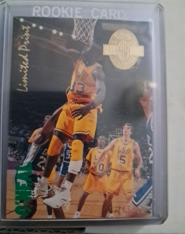 1993 Classic Four Sport #LP6 Shaquille O'Neal Limited Print — front