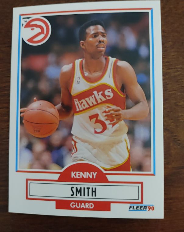 1990-91 Fleer #4 Kenny Smith — front