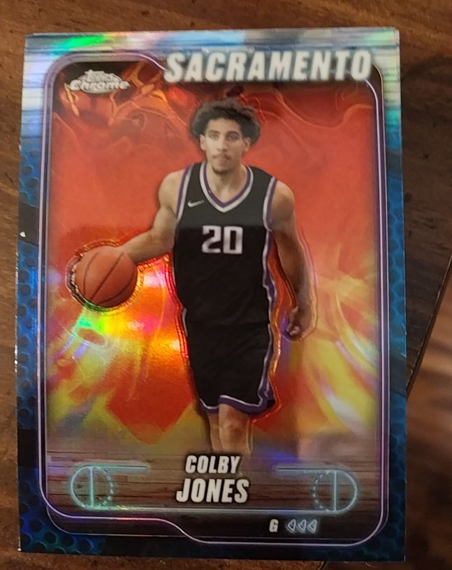 2024-25 Topps Chrome #192 Colby Jones — front