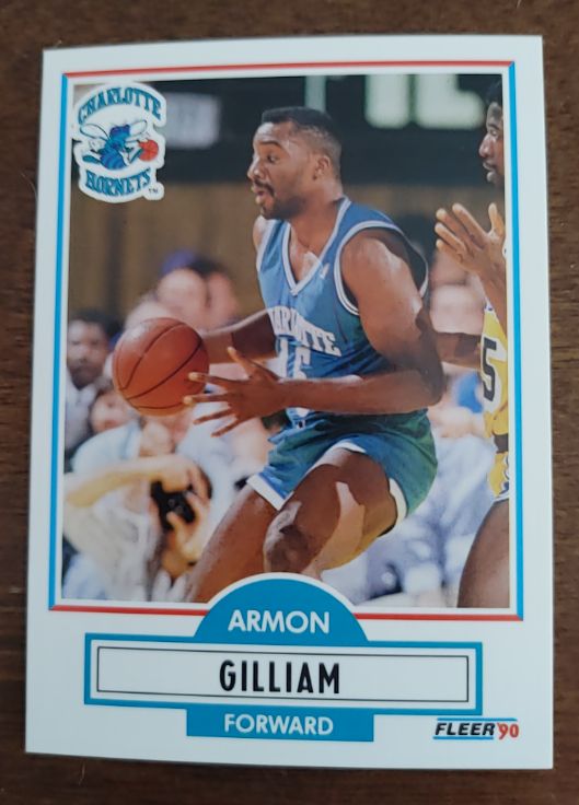 1990-91 Fleer #19 Armon Gilliam — front