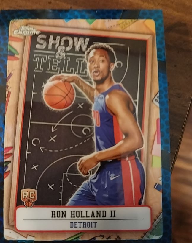 2024-25 Topps Chrome #ST-14 Ron Holland II Show & Tell — front