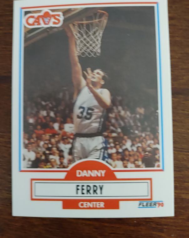 1990-91 Fleer #33 Danny Ferry — front